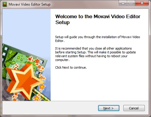 Install Movavi Video Editor